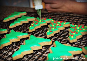 xmas tree cookie