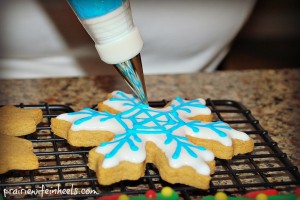 snowflake cookie