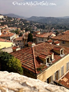 overlooking grasse