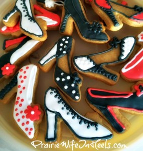 shoe cookies