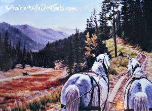 horse painting