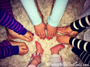 girls hands and feet