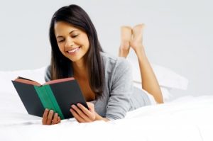 reading in bed