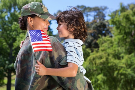 female american solider