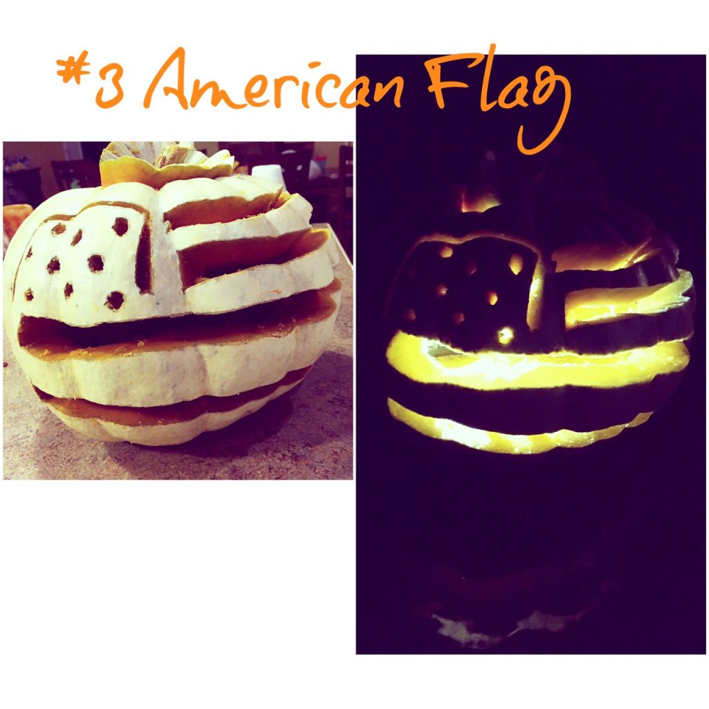 flag pumpkin
