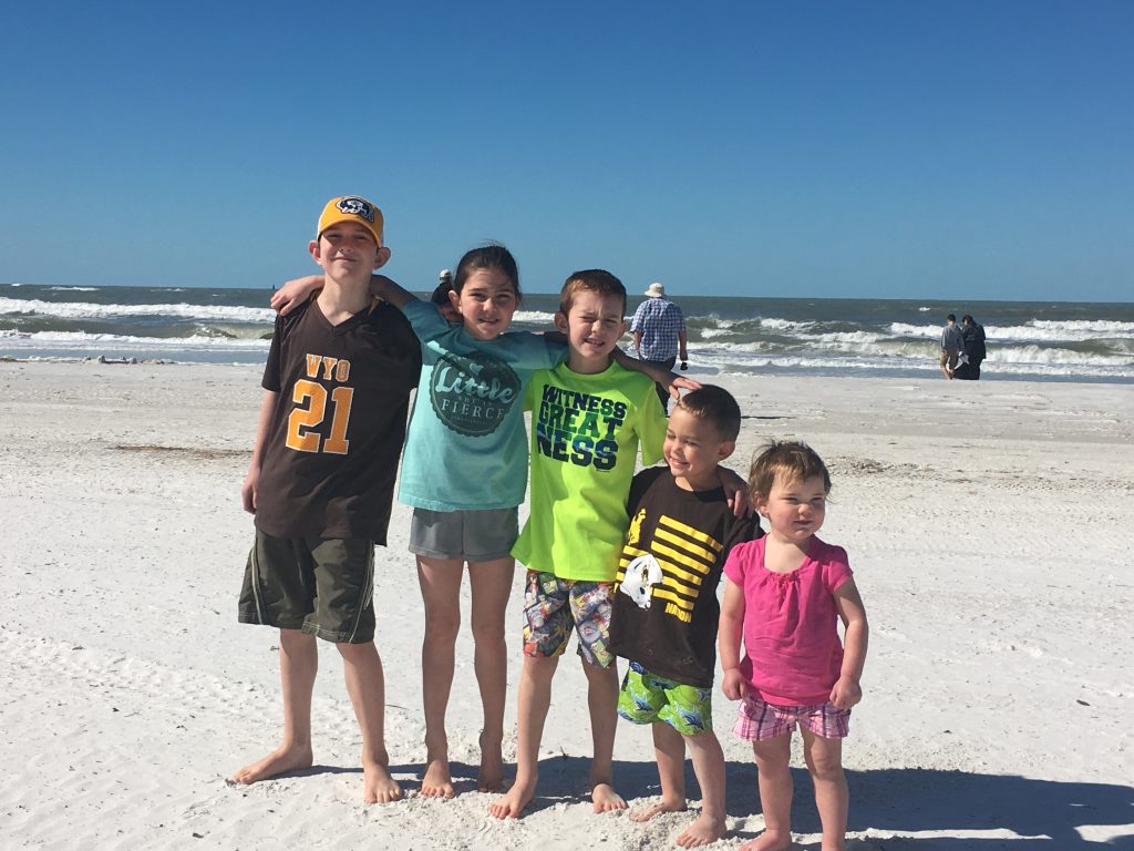 Cowkids at the beach