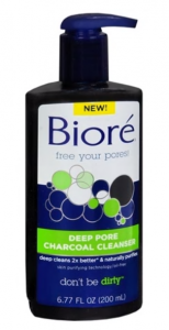 biore charcoal wash