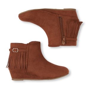 fringe booties