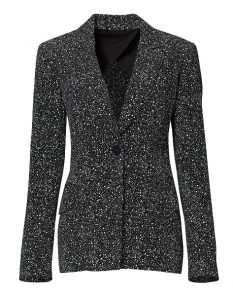 splatter dot blazer