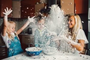 family cooking 