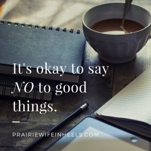 its ok to say no