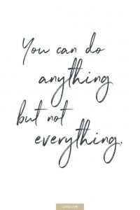 you can do anything 