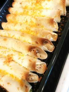 zesty ranch chicken taquitos