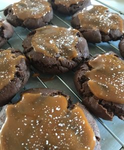 salted caramel chocolate cookies