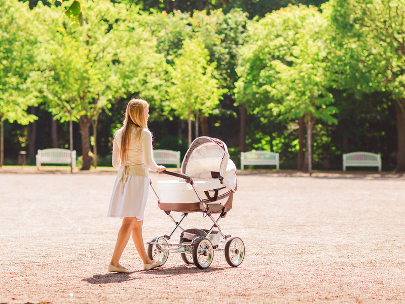 mom at park