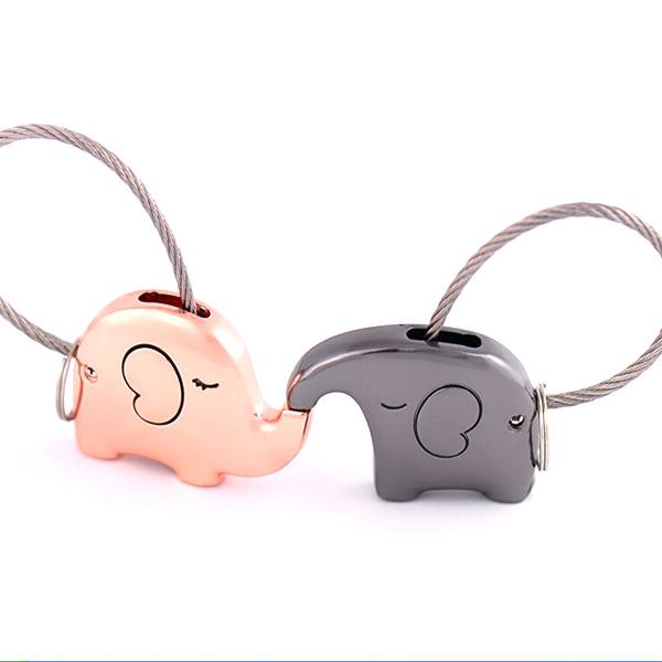 elephant love keychain