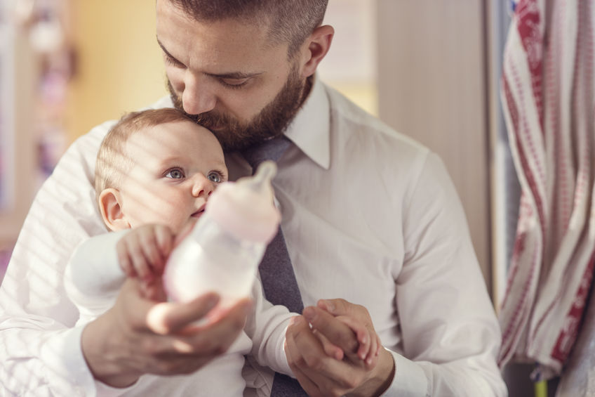 dad and baby