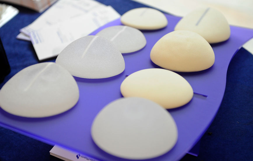 variety of breast implants