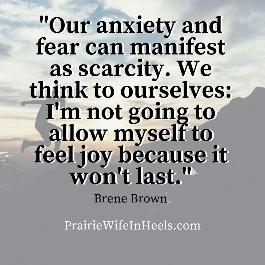 anxiety and fear