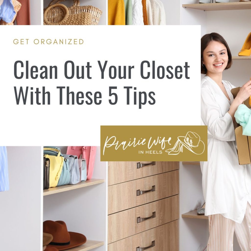 5 tips for cleaning out your closet