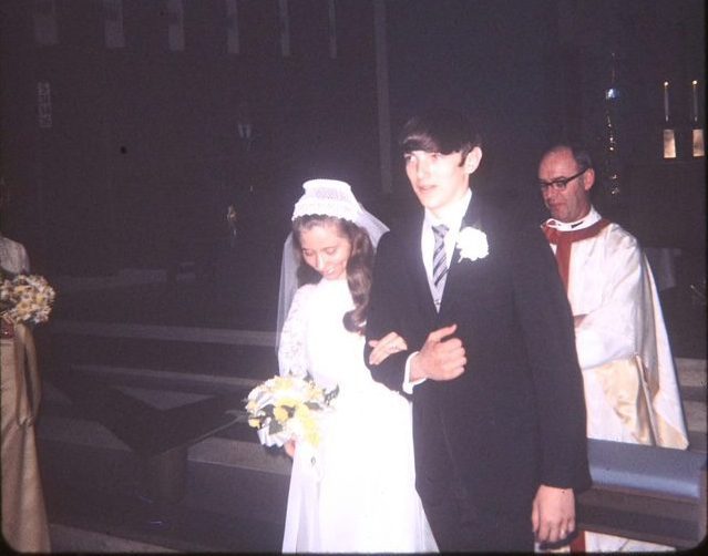 Their wedding day May 16, 1970
